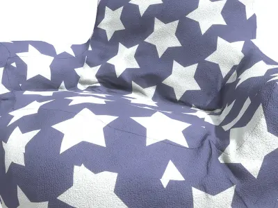 Bean Bag Pack Vol2 Low-poly 3D model