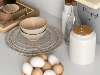 kitchen accessories 006 3D model