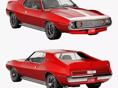 AMC AMX SST-1973 3D model