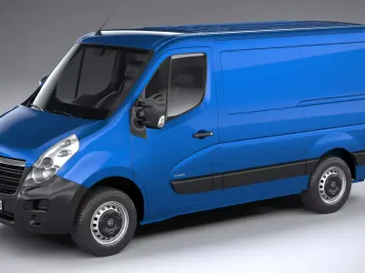 Opel Movano L1H1 2018 3D model