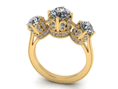 AG RN 01 RING 3D print model