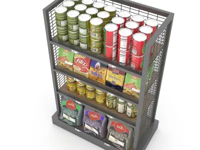 canned food 05 model Low-poly 3D model