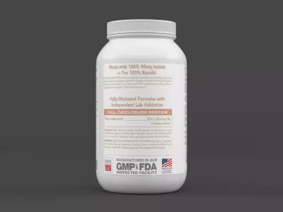 Protein Powder 3D model 38