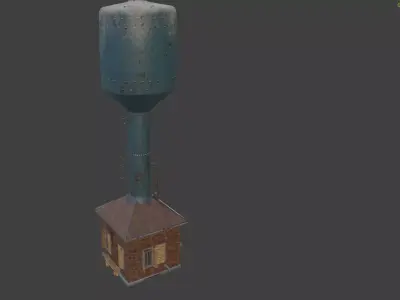old Pump house 3D model