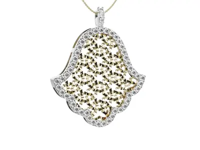 Khamssa amulet model 2024-001 3D print model