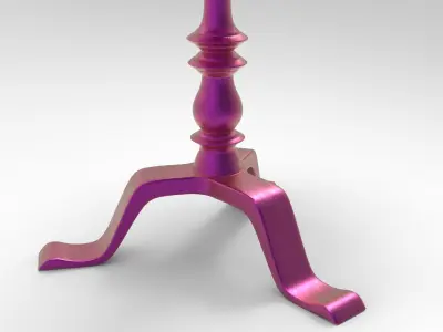 Zara Side Table Low-poly 3D model
