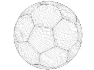 Official Match Ball for the Portuguese League 2022-2023 3D model