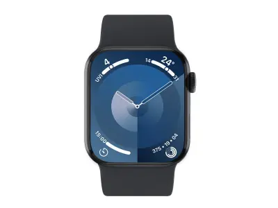 Apple Watch Series 9 Sport Band Midnight Color 3ds Max 3D model