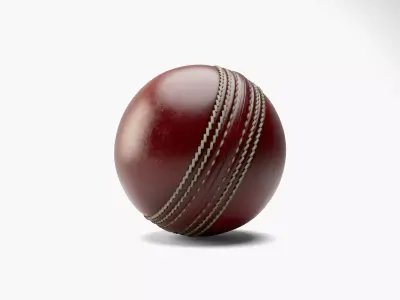 Cricket Ball Red 3D model