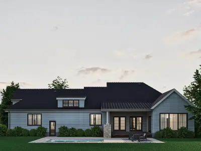  Residential-Building-vol-01-Plan Low-poly 3D model