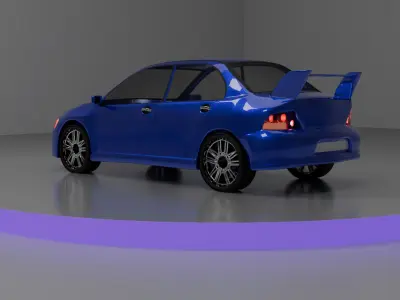 Lancer Evolution Car model 3D model