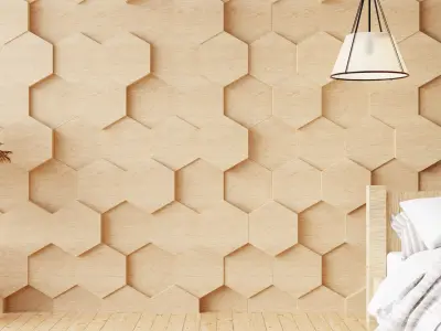 Wall wood V07 for your interior wall wood 3D model