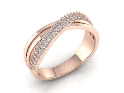 Diamond Jewelry Ring  3D print model