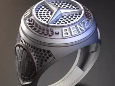 Mercedes-Benz Silver Gold  Print 3D print model