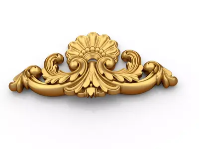 carved classic decorative ornament cnc 3d printing stl 47  3D print model