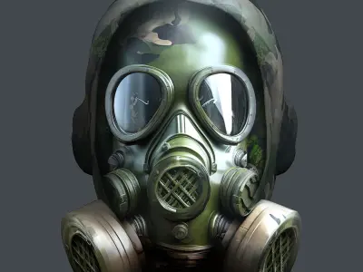 Helmet 3d model military combat Military Low-poly Low-poly 3D model 83