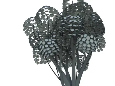 Cartoon tree S2Bv3 3D model