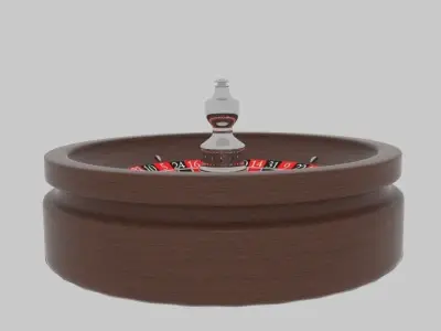 Roulette Spin Low-poly 3D model
