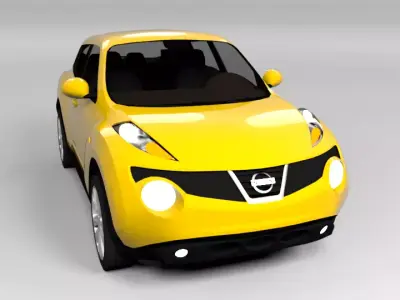 NISSAN JUKE LOWPOLY Low-poly 3D model
