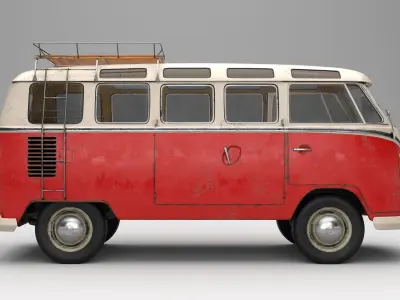 Volkswagen-T1 3D model