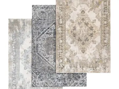 Rug Set 1434 3D model