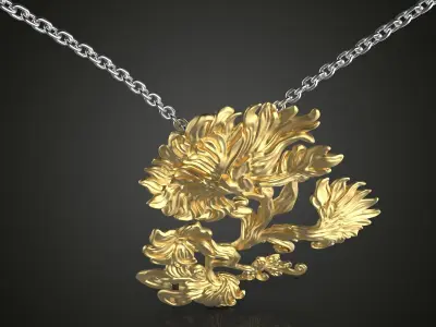 Branched Flower 3D print model