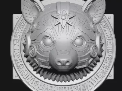 Raccoon 3D print model