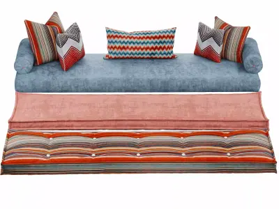 floor sofa mattresses  3D model