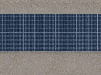 Solar Panel Steel Construction Type 7 3D model