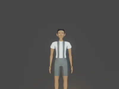 Vocations and Uniforms Low Poly Characters Low-poly 3D model