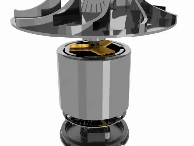 Electro Motor 2 3D model