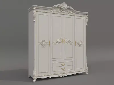 Classic European style Cabinet Collection 11 3D model
