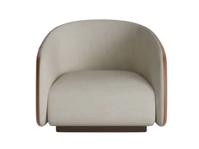 Fiona Dual Upholstery Armchair 3D model