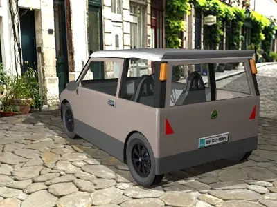 Tich microcar concept 3D model