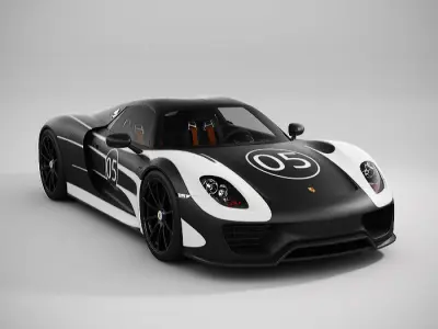 Porsche 918 Spyder 3D model