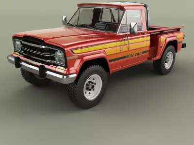 Jeep J10 Sportside  1981 3D model