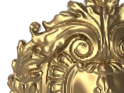 decorative pattern ready for 3D printing 3D model