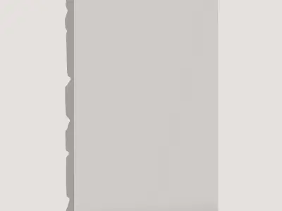 Stone Wall Medieval Ruins Prop 3D model