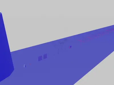 Low Poly Double Row Tracker System Pack Low-poly 3D model