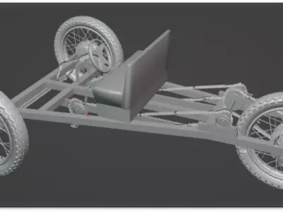 trike 3D model