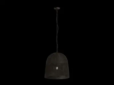 Black Wire Pendant 3D model