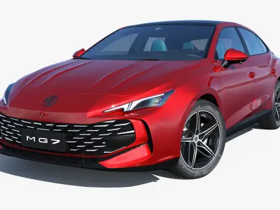 2025 MG7 with interior 3D model