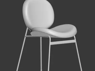 Jane Dinning Chair and Whitney Dining Table  3D model