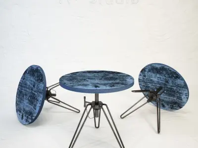 DIESEL coffee table by Moroso Free 3D model