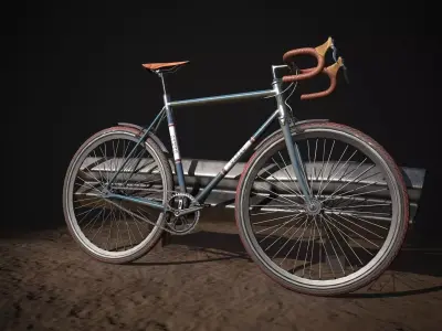 Bike Vintage bicycle 3D model