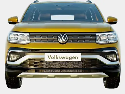 Volkswagen Taigun 2023 GT Plus Spec Low-poly 3D model