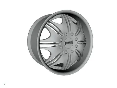 Wheels DUB R22 3D model