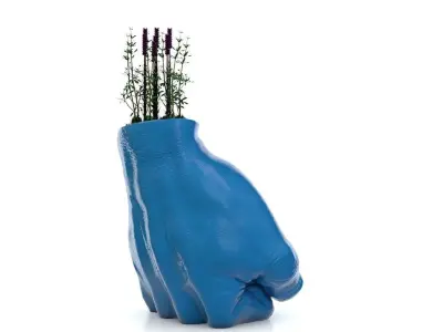 Hand Vase Plant  3D print model