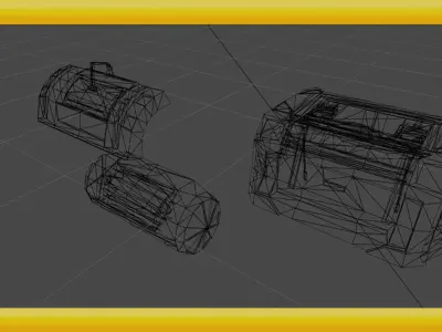 Sci-Fi Chest Pack Free low-poly 3D model