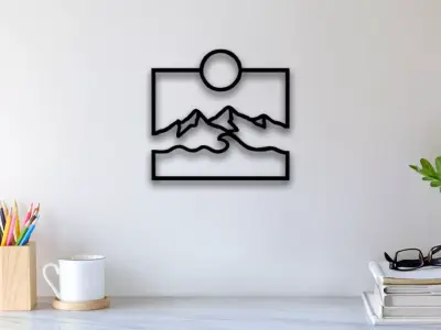 Sun Wall Art 3D print model buy